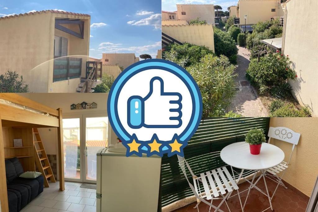 Le BarcarèsLe Barca Playa - Climatise - Terrasse Et Parking Priveアパートメント エクステリア 写真